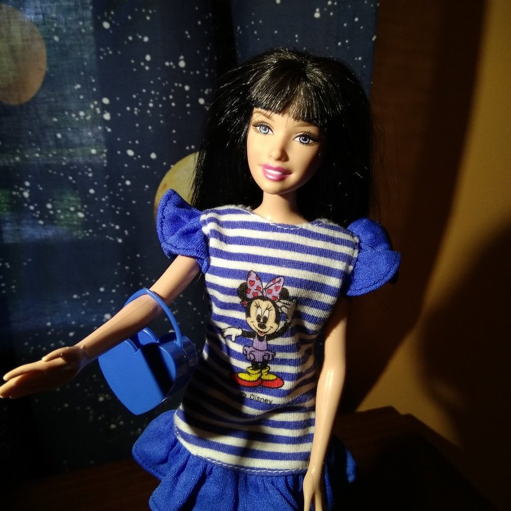 Barbie 2003 in mini-mouse disney dress